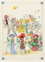 Kollektion stora a Elsa Beskow Blomsterfesten - puzzle image