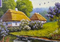 Kyiv Toy Factory Traditional Ukrainian Village - obrázek puzzlí