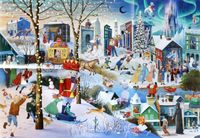 Laurence King Publishing Literarische Weihnachten - puzzle image