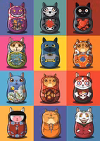 Magnolia Catryoshka - puzzle image