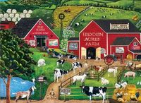 Masterpieces A. M. Poulin 4 Puzzle Pack: Hidden Acres Farm - puzzle image