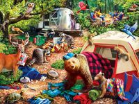 Masterpieces Campsite Trouble - obrázek puzzlí