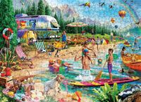 Masterpieces Day at the Lake - puzzle image