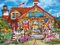 Masterpieces Greetings from New England - puzzle image