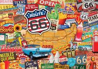 Masterpieces Route 66: Main Street of America - puzzle image
