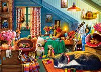 Masterpieces Home Sweet Home - Sunset Naptime - puzzle image