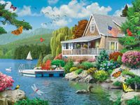 Masterpieces Lakeside Memories - puzzle image