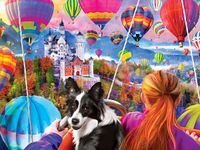 Masterpieces Neuschwanstein Balloons - puzzle image