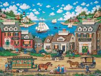 Masterpieces Oceanside Trolley - puzzle image