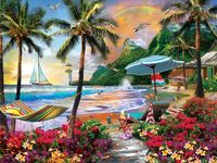 Masterpieces Paradise Beach - Hawaiian Life - puzzle image