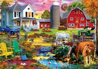 Masterpieces Picnic on the Farm - puzzle image