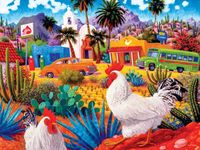 Masterpieces Roadsides of the Southwest - Gallos Blancos - obrázek puzzlí