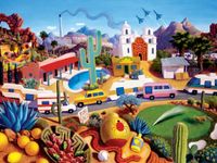 Masterpieces The Land of AZ - puzzle image