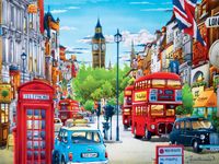 Masterpieces Travel Diary London - puzzle image