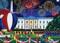 Masterpieces White House Fireworks - puzzle image