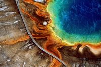 MB Puzzle Grand Prismatic Spring - puzzle image
