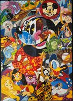 Mega Puzzles Disney Expressions Legends - obrázek puzzlí