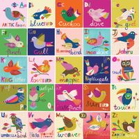 Mudpuppy Birds A-Z - obrázek puzzlí
