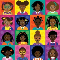 Mudpuppy My Hair My crown - puzzle image