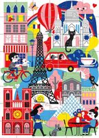 Mudpuppy Paris - puzzle image