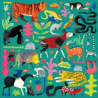 Mudpuppy Rainforest Animals - puzzle image