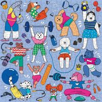 Mudpuppy Well-Trained Dogs - obrázek puzzlí