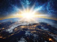 Nathan Earth Viewed from Space - obrázek puzzlí