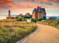Nathan Vers le phare de Ploumanac’h, Bretagne - puzzle image