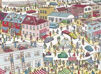 Nathan Where's Charlie: Charlie in Town - puzzle image