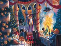New York Puzzle Company Harry Potter: Christmas at Hogwarts - puzzle image
