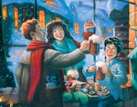 New York Puzzle Company Three Broomsticks - puzzle image