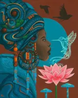 Oakland Puzzle Company Hummingbird Spirit - obrázek puzzlí