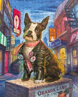 Oakland Puzzle Company Lula Mae at North Beach - puzzle image