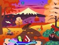 Olé Puzzles Autumn Pieces - obrázek puzzlí