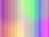 Olé Puzzles Cross Stitch Rainbow - obrázek puzzlí