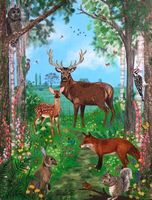 Page Publications Whimsical Woodland - puzzle image