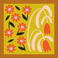 Paper Source Abstract Florals - puzzle image