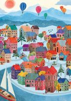 Pieces & Peace Winter Village - obrázek puzzlí