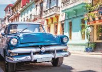 Pierre Belvedere The Blue Car - puzzle image