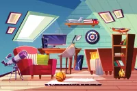 Playful Pastimes Attic Hideaway - puzzle image