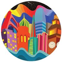 Pomegranate City Vibes - puzzle image