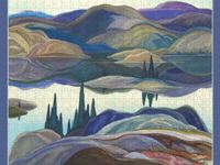 Pomegranate Franklin Carmichael: Mirror Lake - puzzle image