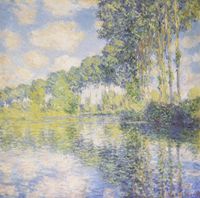 Pomegranate Poplars on the Epte - puzzle image