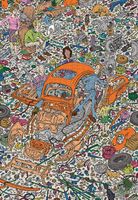 Pomegranate The Exploded Beetle - puzzle image