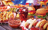 Puzzlebug Burgers and Hot Dogs - puzzle image