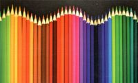 Puzzlebug Colorful Pencil Wave - puzzle image