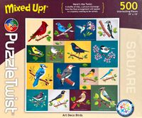 PuzzleTwist Art Deco Birds - puzzle image