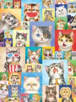 PuzzleTwist Cool Cats - puzzle image