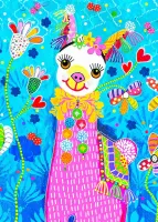 Q puzzles Llively & Llovely Llama - obrázek puzzlí