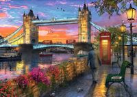 Ravensburger Tower Bridge at Sunset - puzzle image
